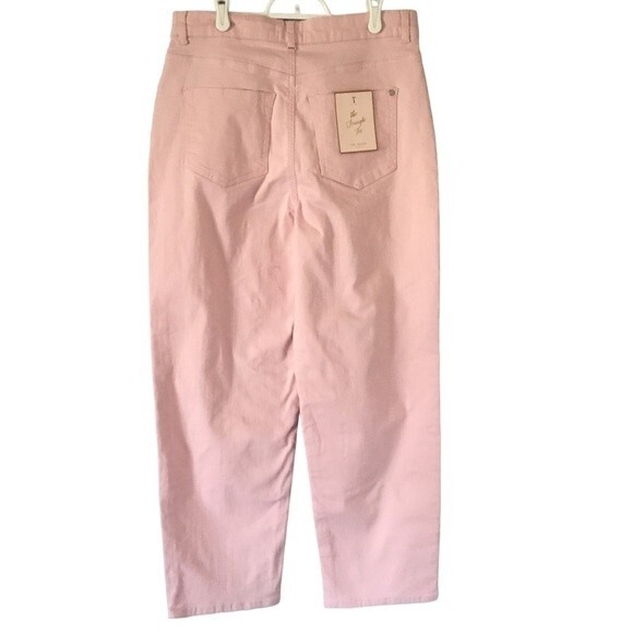 Ted Baker Lemin Pink High Waisted Straight Leg Ankle Jeans. NWT. Size 30 - Picture 6 of 12
